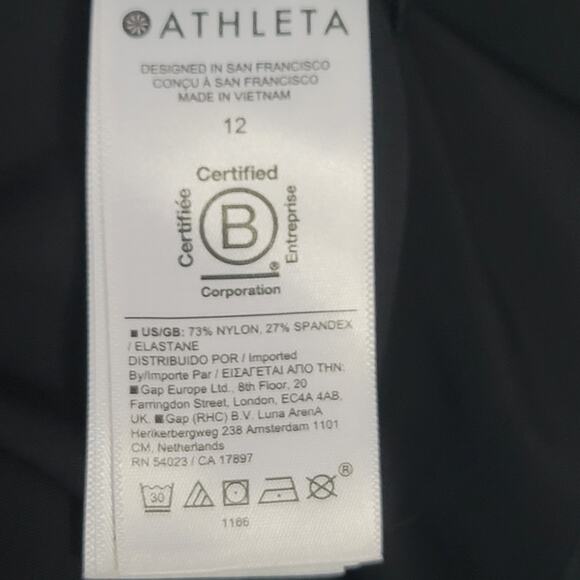 Athleta- Women's 2 pair black pants- Size 12 and Size 14T - Picture 8 of 12